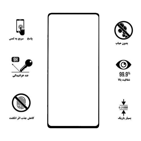 محافظ صفحه نمایش مدل Super D مناسب برای گوشی موبایل سامسونگ Galaxy S20 FE